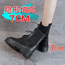 Martin Boots Woman Summer Thin breathable Inn Wind Thick Bottom Summer Short Boots Children 100 lap net Net Boots Hollowed-out Boots