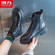 Pull back womens shoes Martin boots womens 2022 autumn new British style short boots ins tide spring and autumn single boots explosion style all-match