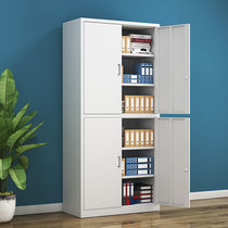 Filing cabinet iron cabinet filing cabinet certificate cabinet steel thick short cabinet double-Section office cabinet