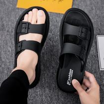 Slippers mens summer non-slip outdoor wear wild trend home indoor bathroom bath beach sandals
