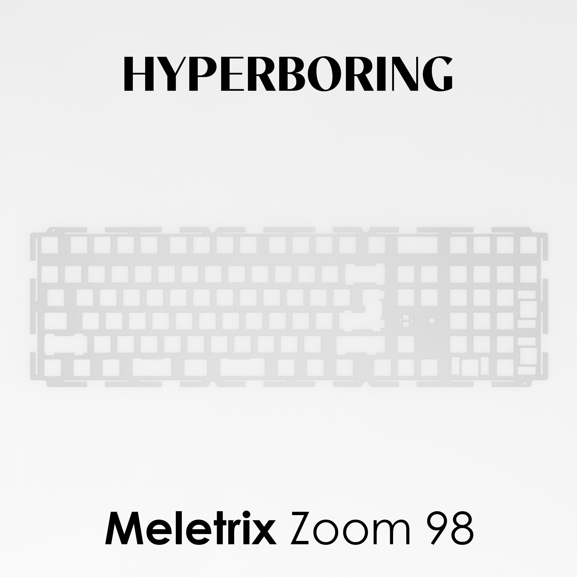 Meletrix ZOOM TKL 試打のみ PVD＋内部配重 真鍮PC FR4 Meletrix ZOOM TKL 試打のみ PVD＋内部配重 真鍮PC FR4