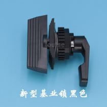 Current Goods Supply New Type Base Lock-Lined Cylindrical Lock ABS Plastic Nylon Round Lock Switch Swivel Tongue Lock
