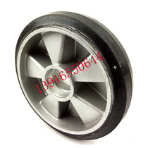 Manual forklift hydraulic vehicle special silent wheel aluminum core wheel rubber wheel forklift wheel 200*50