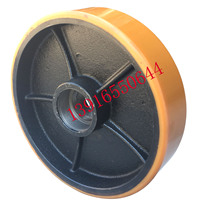 Linde manual hydraulic car tray handling car M20M25M30 wheel polyamide PU wheel 200*56