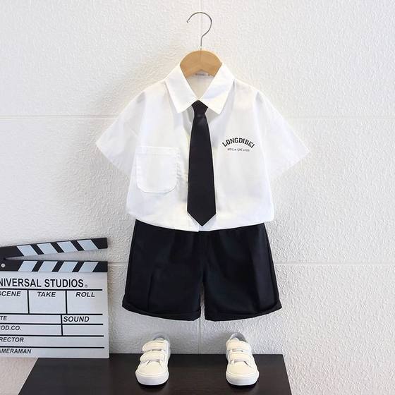 Boys dress host clothing summer children's suits kindergarten graduation photo performance suit boy
Boys dress host clothing summer children's suits kindergarten graduation photo performance suit boy