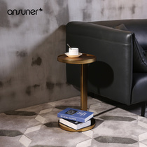 Ai Shang designer small tea table Nordic simple modern home living room sofa metal personality light luxury side few