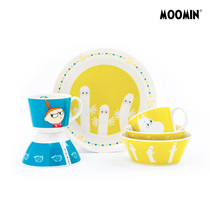 Mmin Cutlery Day Style Cartoon Cute Childrens Dining Bowl Water Glass Suit Creative Baby Gift Ceramic Eating Bowl