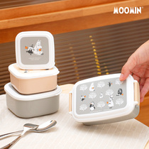 Mmin tableware moomin Japanese-style lunch box Multi-piece suits Multi-functional refreshing box set items box Japan Imports