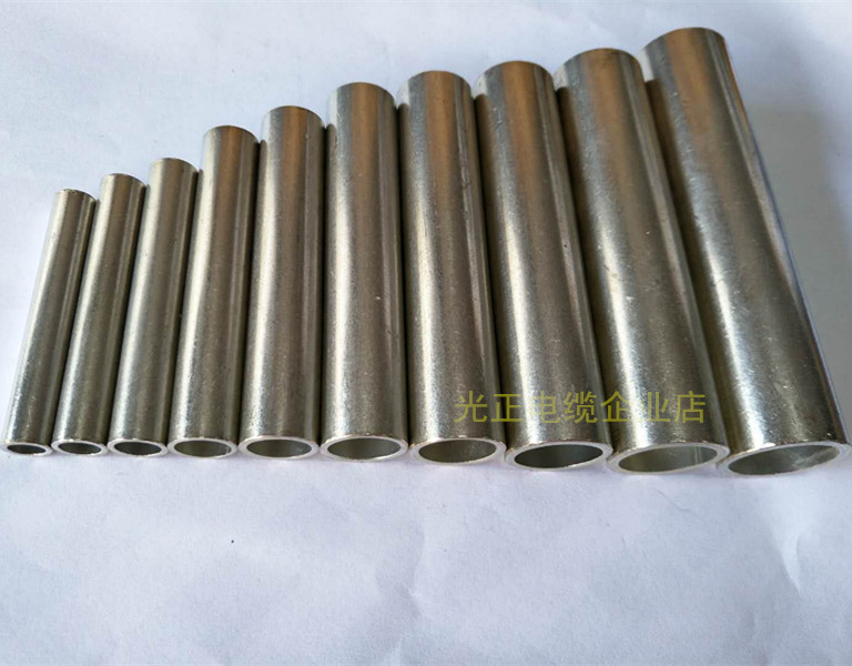 电线线耳 线鼻子直通 10/16/25/35/50-240平方 铜镀锡直通 接线管