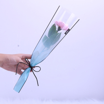 Single Carnation Sauce Flower Mini Bouquet Teachers Day Christmas Company Wedding Accessories