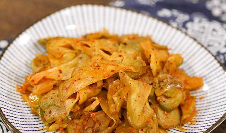 古蜀味道 四川特产麻辣榨菜220g地道农家红油香辣下饭菜 5袋包邮