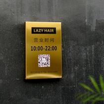 Business hours system to do company logo signs prompt sign shopping mall work to work bank store listing house number gold