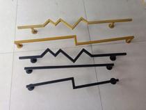 Clothing store wall display rack shopping mall childrens clothing Z-shaped on the wall is hanging wall hanging crossbar shelf hanger lightning shelf