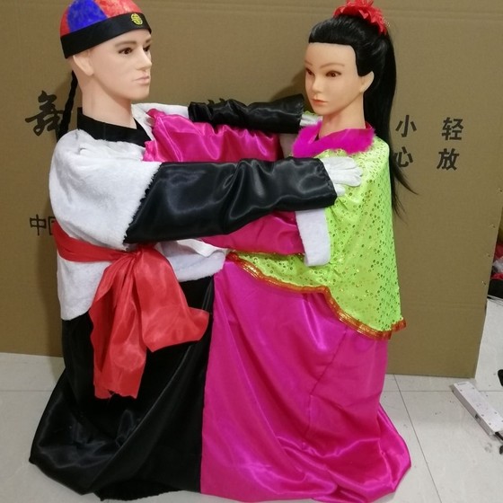 댄스 커플 레슬링 소품 2 인용 한 손으로 공연 2 인 댄스 2 인 싸움 인형 공연 댄스 커플 레슬링 소품 2 인용 한 손으로 공연 2 인 댄스 2 인 싸움 인형 공연