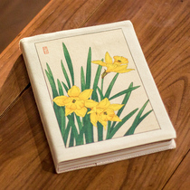 Hand Ledger Deluxe notebook blank hand-painted private custom handmade diary ancient style gift box