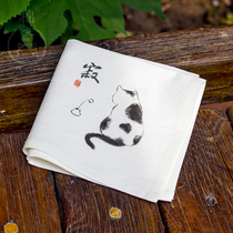 Creative custom creative diy handmade graduation gift souvenir practical class collective walking heart handkerchief small square towel