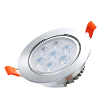 LED spotlight 3W5W7W9W12W Full set of downlights Home improvement commercial background wall Living room ceiling bulls eye light ceiling light