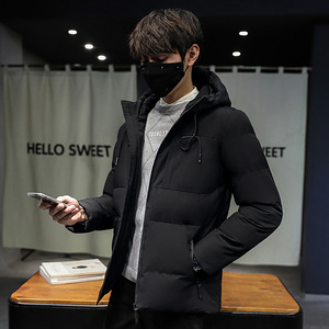 男士外套冬季2019新款短款潮流帅气工装面包羽绒棉服棉袄棉衣潮牌