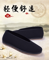 Old Beijing cloth shoes male round bulls bottom Chinese style old-age anti-skider shoes bullshit grinding soft-bottom old shoes