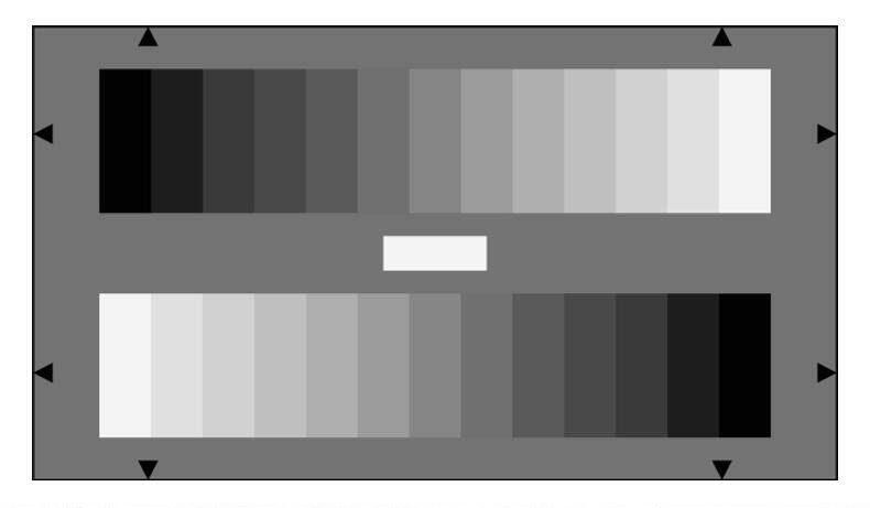 13阶灰阶伽马对比度测试图卡(伽马200:1)定制