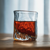 Simi Bazaar Imported Japan Willow Wood Cherry design glass goblet with shaker glass of whisky whisky cup foreign wine glass