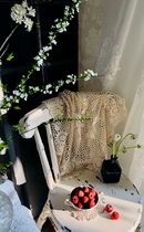 Pure cotton thread hand crocheted placematte tablecloth table mat hollowed out cotton decorative cloth coaster ZAKKA fengsen weaving