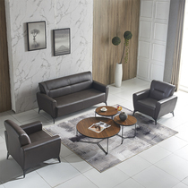 Office sofas minimalist modern trio office furniture business guests reception office sofa tea table combinations