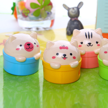 South Korea Creative Stationery Animal Cute Elementary School Kids Study Supplies Pencil Sharpened Cartoon Styling Curly Pen Knife