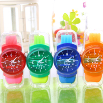 Watch Two holes Rolls Pen Knife Creative Stationery Children Multifunction Rolls Pen Knife Cartoon Cute With Erasable Pencil Sharpeners