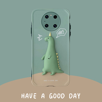 Huawei mate40pro mobile phone shell Huawei mate30pro protective sleeve mate40 lens full package anti-fall mate30 male and female personality creative stereo dinosaur 202
