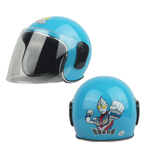Battery car children's helmet children's four seasons men's and women's electric car half helmet otman hat 2 years old 3 years old 4 babies 6