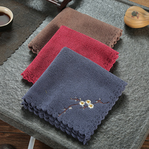 Tea towel thickened absorbent tea cloth Kung Fu tea special towel Tea table Tea table rag does not lose hair Tea table Tea accessories