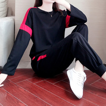 TOUCH MISS sportswear suit womens 2020 new casual two-piece set tide brand fashion foreign style age-reducing suit