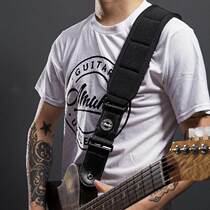 Amumu Amumu thickened and widened sponge shoulder pad bass electric guitar strap classic decompression guitar strap