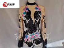 Art Beauty Custom Arena Gymnastics Suit Art Competition Performance Bodybuilding Skills Art Examination Professional Training Performance Custom Dress