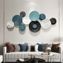 Nordic wrought iron wall hanging three-dimensional wall decoration modern simple metal light luxury living room background wall decoration wall decoration