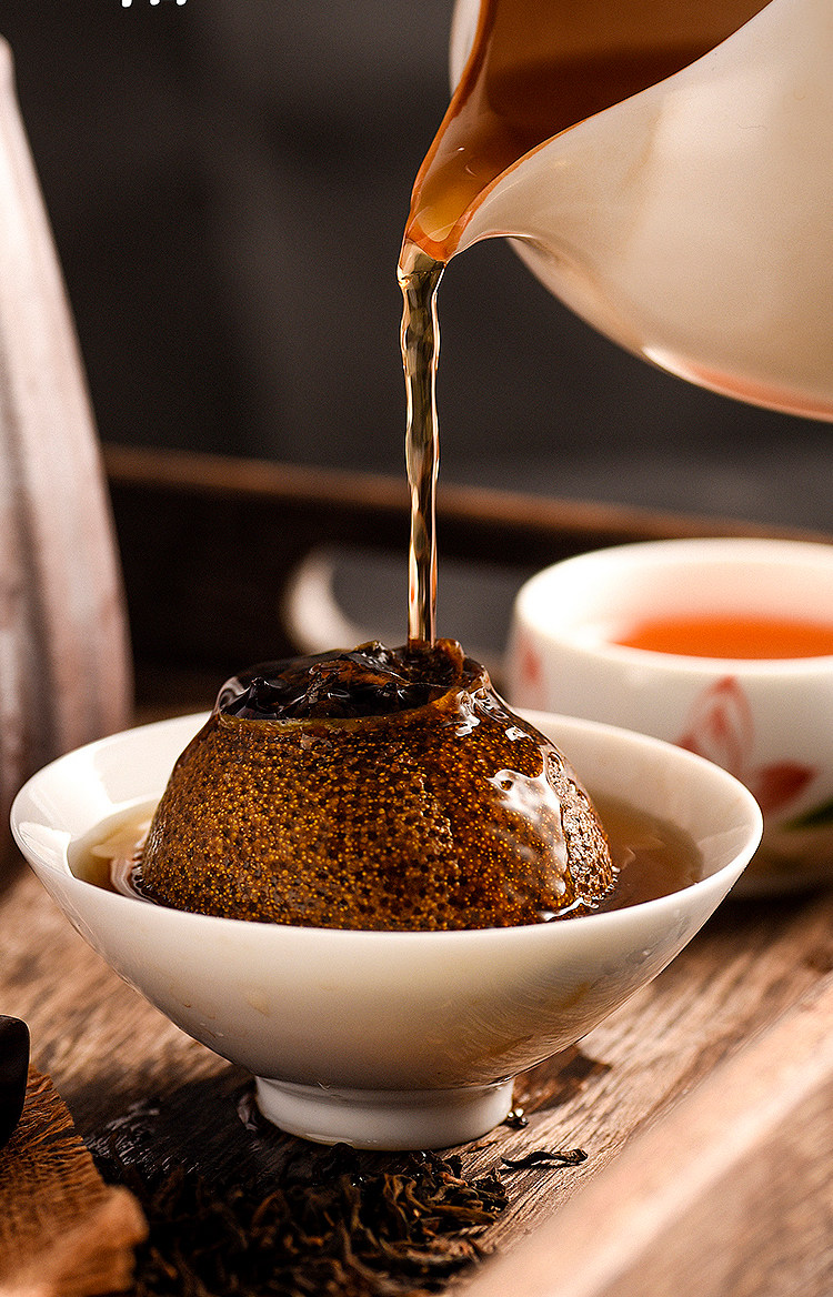 正宗新会小青柑普洱茶陈皮特级柑普柑橘青柑橘普小金桔陈年宫廷茶