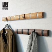 Umbra creative hook insinsimu Xuanguan wall hanging rack Nordic wall decorated wooden wall top hook