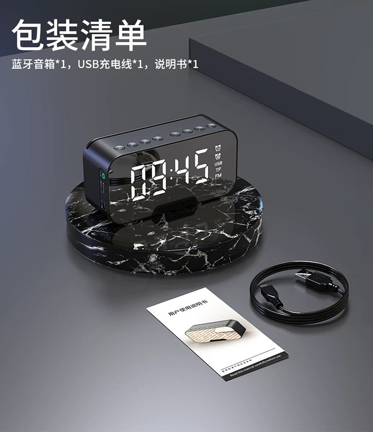 电子闹钟超大声音变态闹铃超响音量学生充电懒人强力叫醒起床神器