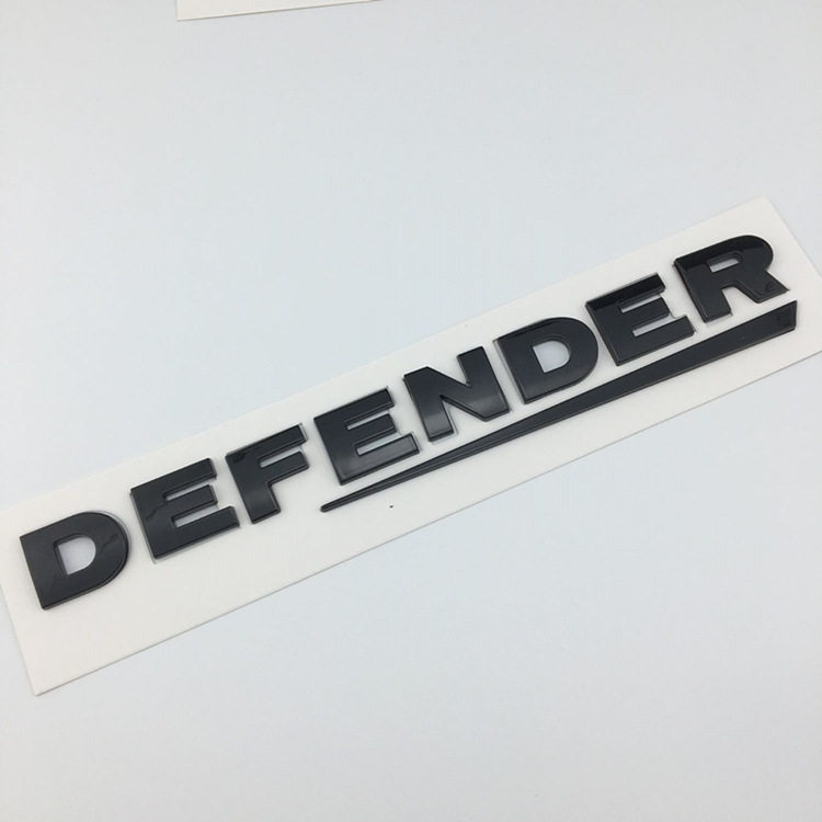 适用于路虎defender车标发现神行标志路虎卫士后尾标尾门标字标