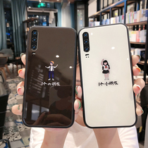 A child is suitable for Huawei p30 couples mobile phone case personality show love p9 creative cartoon p10 interesting protective cover p20 tempered glass pro Net Red New plus silicone couple