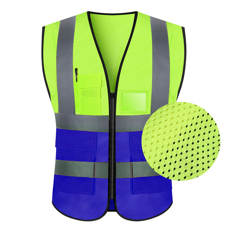 reflective vest vest construction site clothes driver car traffic safety night riding engineering vest customization