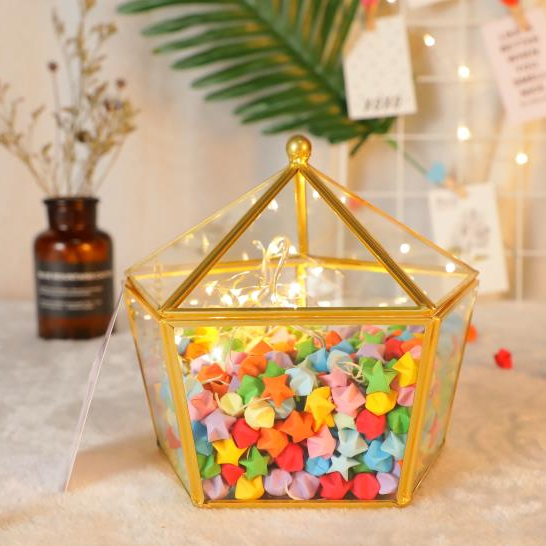 a set of handmade love glass bottles