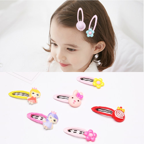 韩国儿童布艺bb夹小孩发夹发饰女童头饰品可爱刘海夹宝宝婴儿发卡_7折