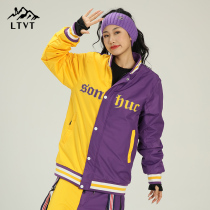 Ski jacket ski suit mens and womens single-board double-board feng shui winter plus cotton thick Korean big pro fan