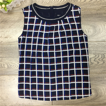 Attachment P series PRBA63727M summer character thin plaid sleeveless shirt hot selling PRBA63726M