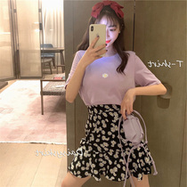 Summer 2021 Slim Short Sleeve T - shirt Daisies Crush Skirt Fashion Trend - Current Fashion Sleeper Sleeper Sleeper