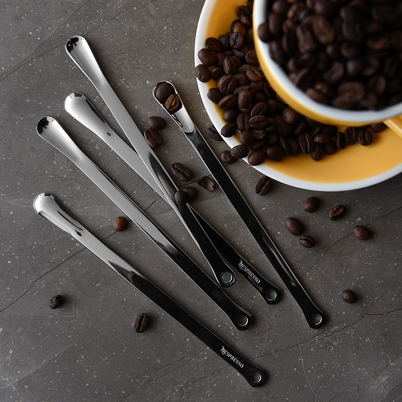 正品雀巢咖啡搅拌勺 304食品级不锈钢长柄咖啡勺 奶茶拿铁搅拌棒_7折