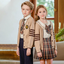 Kindergarten Garden Clothing Spring Autumn Clothing Children Yinglun College Wind Primary School School Uniforms Suit Pure Cotton Class 3 Sets