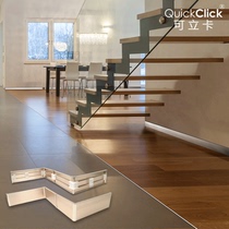 Keli card 10 cm widened aluminum alloy skirting tile Carpet floor skirting than solid wood floor Stainless steel metal